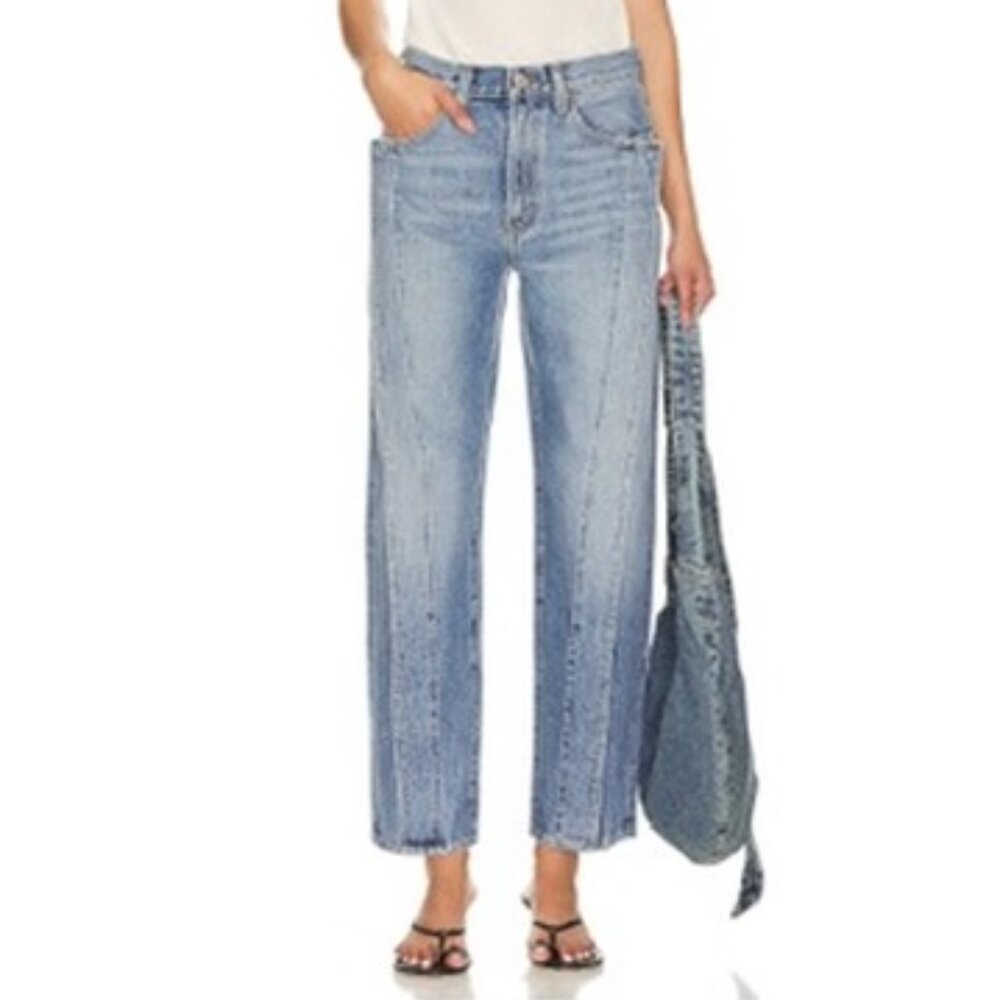 AGOLDE Fold Wide Leg Jeans in Navigate 26